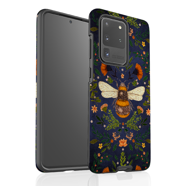 Samsung Tough Case - Botanical Bee Blue By Jade Mosinski
