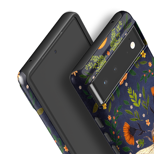 Google Tough Case -  Botanical Bee Blue By Jade Mosinski