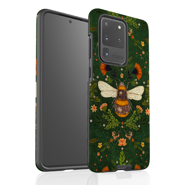 Samsung Tough Case - Botanical Bee Green By Jade Mosinski