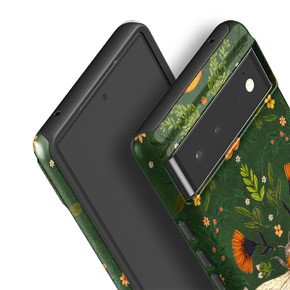 Google Tough Case -  Botanical Bee Green By Jade Mosinski