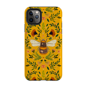 iPhone Tough Case - Botanical Bee Honey By Jade Mosinski