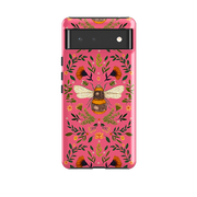 Google Tough Case -  Botanical Bee Peach By Jade Mosinski