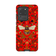 Samsung Tough Case - Botanical Bee Red By Jade Mosinski