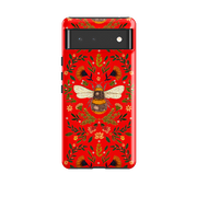 Google Tough Case -  Botanical Bee Red By Jade Mosinski