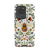 Samsung Tough Case - Botanical Bee White By Jade Mosinski