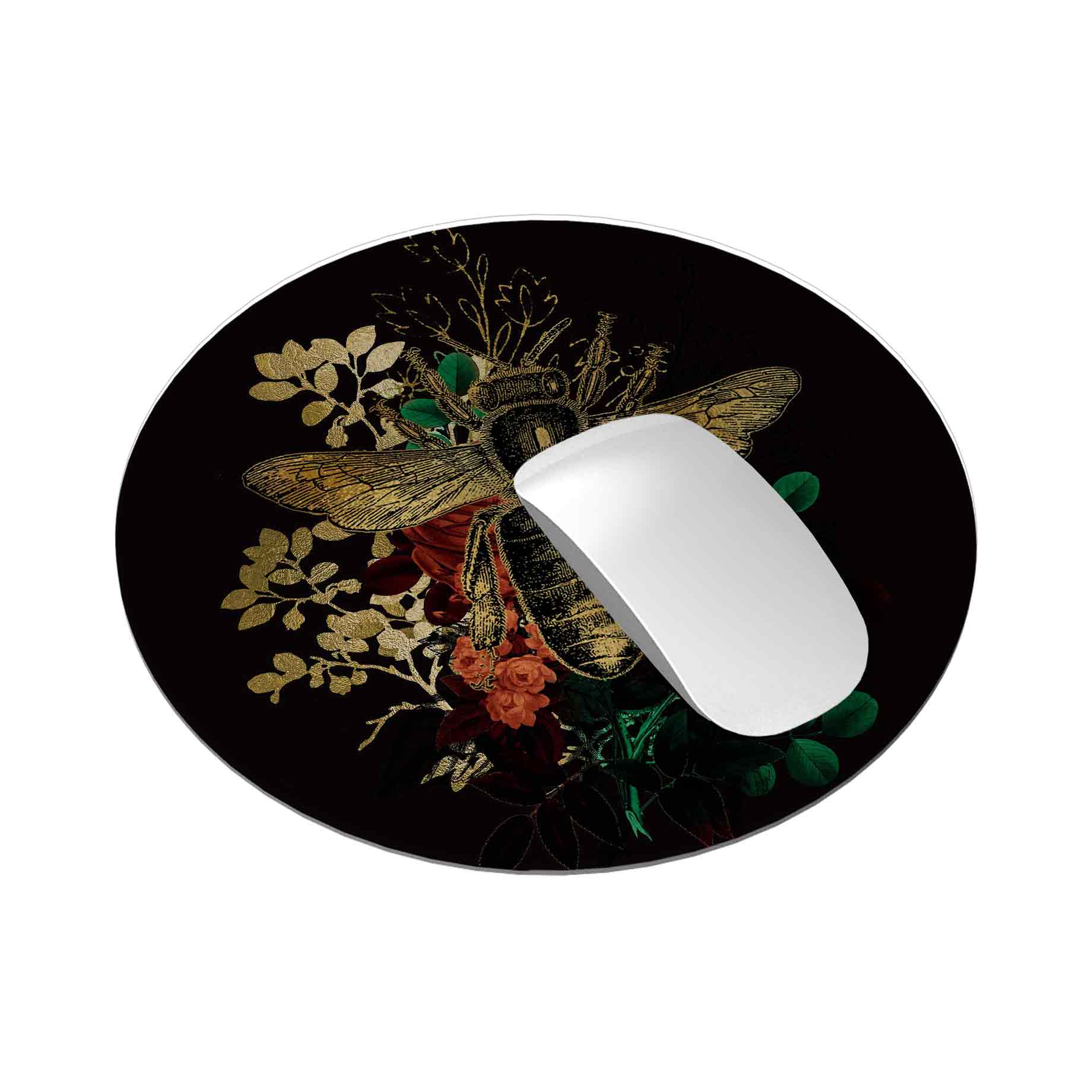Busy Bee Vegan Leather Mouse Mat