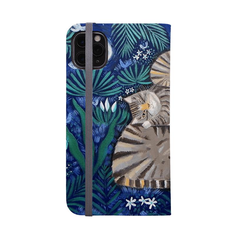Wallet phone case-Cat Nap By Mary Stubberfield-Vegan Leather Wallet Case Vegan leather. 3 slots for cards Fully printed exterior. Compatibility See drop down menu for options, please select the right case as we print to order.-Stringberry