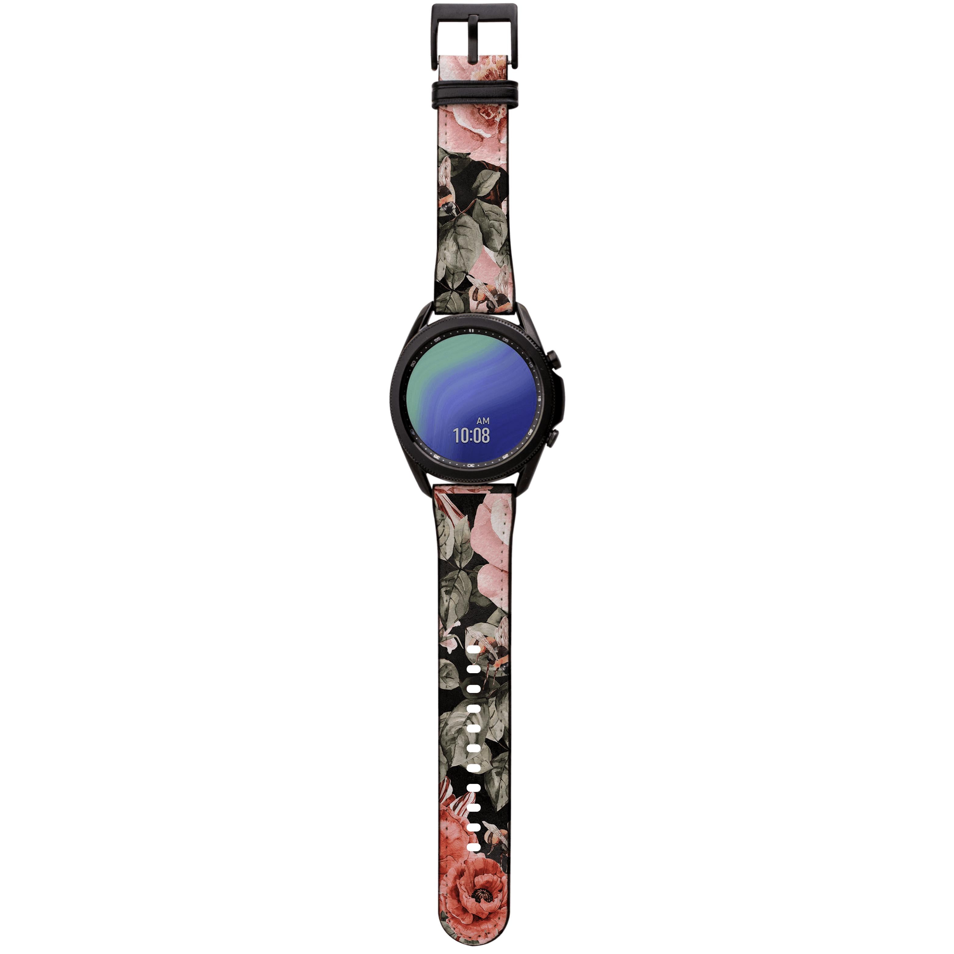 Apple Watch Straps-Claremont Android Watch Strap-Paper Leather Samsung Watch Straps Product Details Get trendy with our Paper leather Samsung Watch bands. Available for all models of Samsung watch. High quality Paper Leather Fully printed on all exterior sides. Samsung Watch Band 40mm/42mm Samsung Watch Band 45mm/46mm-Stringberry