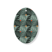 Christmas Decorations COMFORT AND JOY- Wooden Xmas Oval Decoration and Fridge Magnet