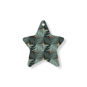 Christmas Decorations COMFORT AND JOY- Wooden Xmas Star And Fridge Magnet