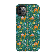 iPhone Tough Case - Camel Damask By Ali Brookes