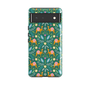 Google Tough Case -  Camel Damask By Ali Brookes