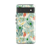 Google Tough Case -  Cockatoo And Flowers By Katherine Quinn