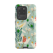 Samsung Tough Case - Cockatoo And Flowers By Katherine Quinn