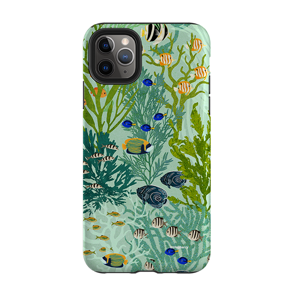 iPhone Tough Case - Coral Forest By Katherine Quinn