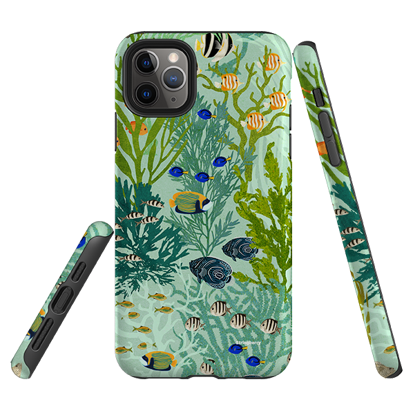 iPhone Tough Case - Coral Forest By Katherine Quinn