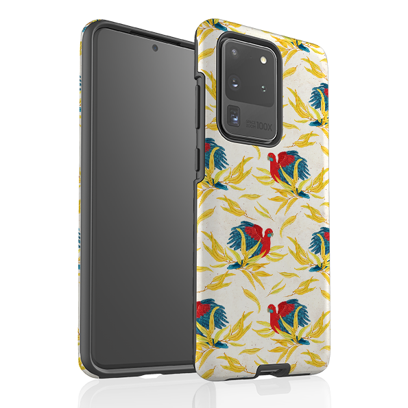 Samsung Tough Case - Crimson Rosella By Katherine Quinn