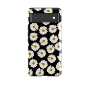 Google Tough Case -  Daises On Black