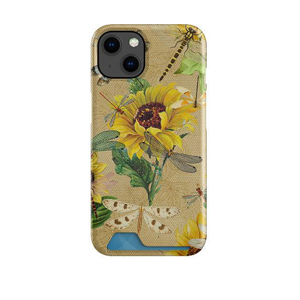 Dragonflies And Sunflowers Case and Card Case