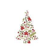Christmas Decorations DREAMING- Wooden Xmas Tree And Fridge Magnet