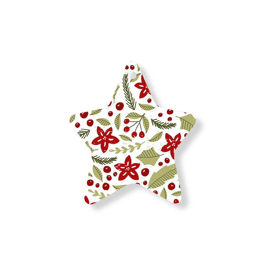 Christmas Decorations DREAMING- Wooden Xmas Star And Fridge Magnet