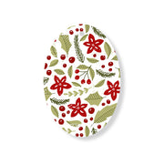 Christmas Decorations DREAMING- Wooden Xmas Oval Decoration and Fridge Magnet
