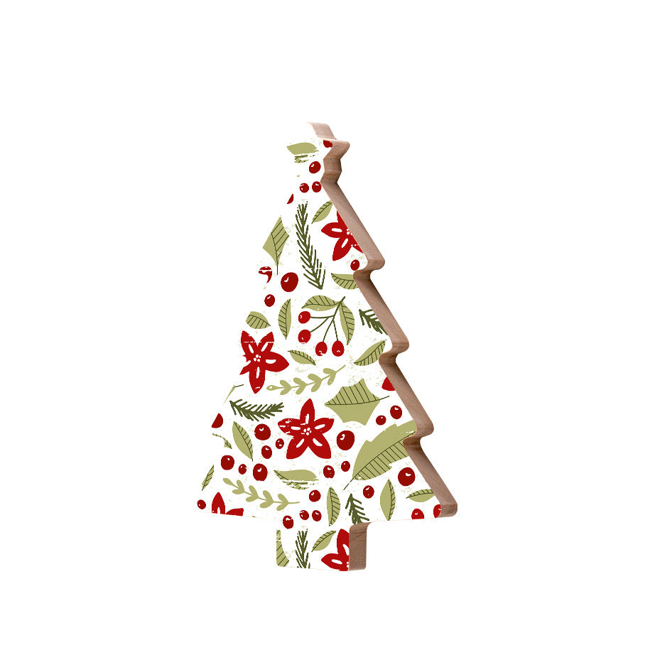 Christmas Decorations DREAMING- Wooden Xmas Tree And Fridge Magnet