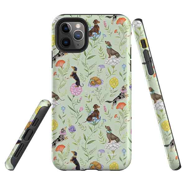 iPhone Tough Case - Doxy Day Afternoon Pistachio By Catherine Rowe