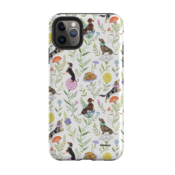 iPhone Tough Case - Doxy Day Afternoon White By Catherine Rowe