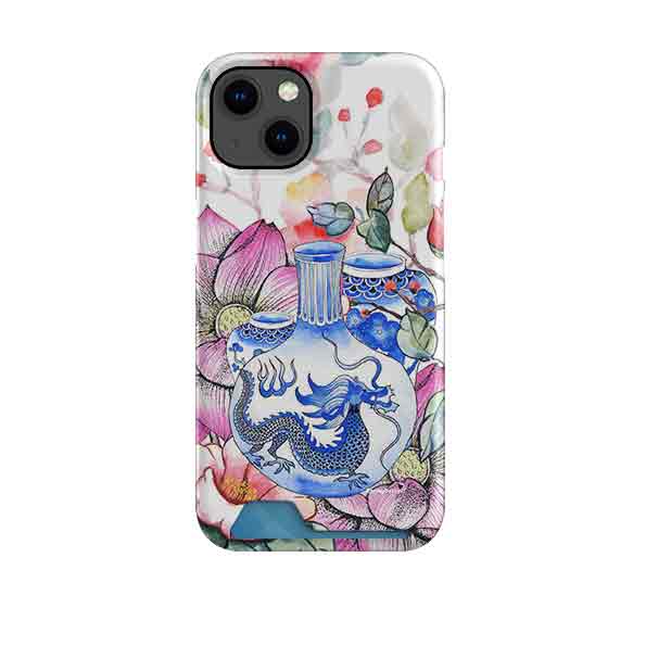 Dragon Vase Case and Card