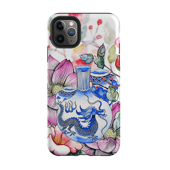 iPhone Tough Case - Dragon Vase