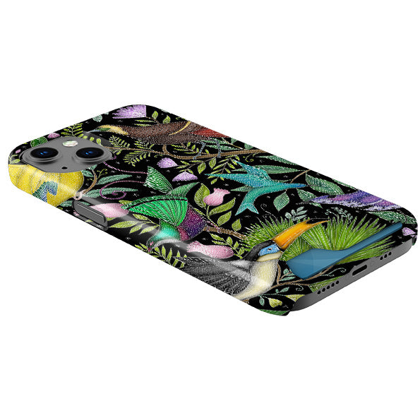 Exotic Birds Case and Card Case By Catherine Rowe