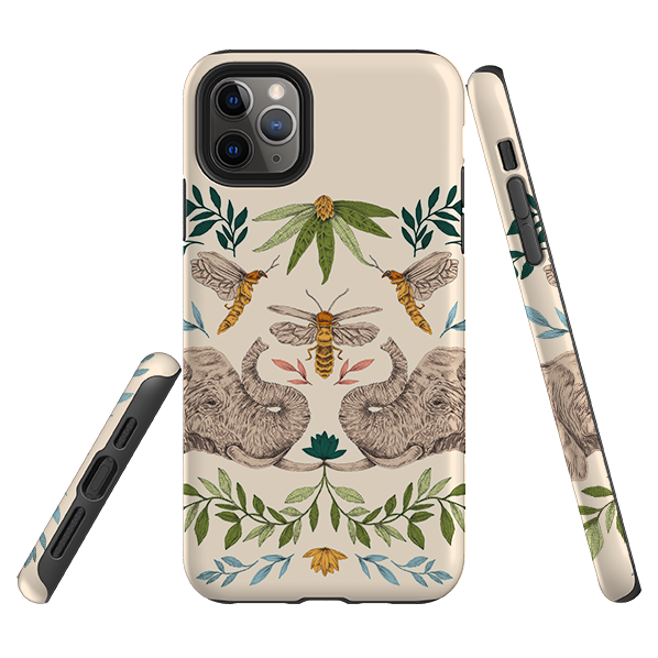 iPhone Tough Case - Elephant Firefly By Jade Mosinski
