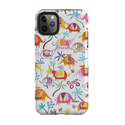 iPhone Tough Case - Elephants And Trees By Ali Brookes