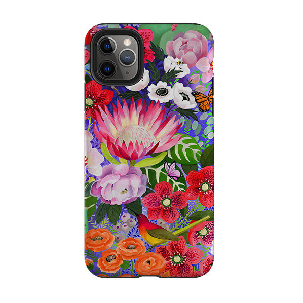 iPhone Tough Case - Exotic Birds By Bex Parkin