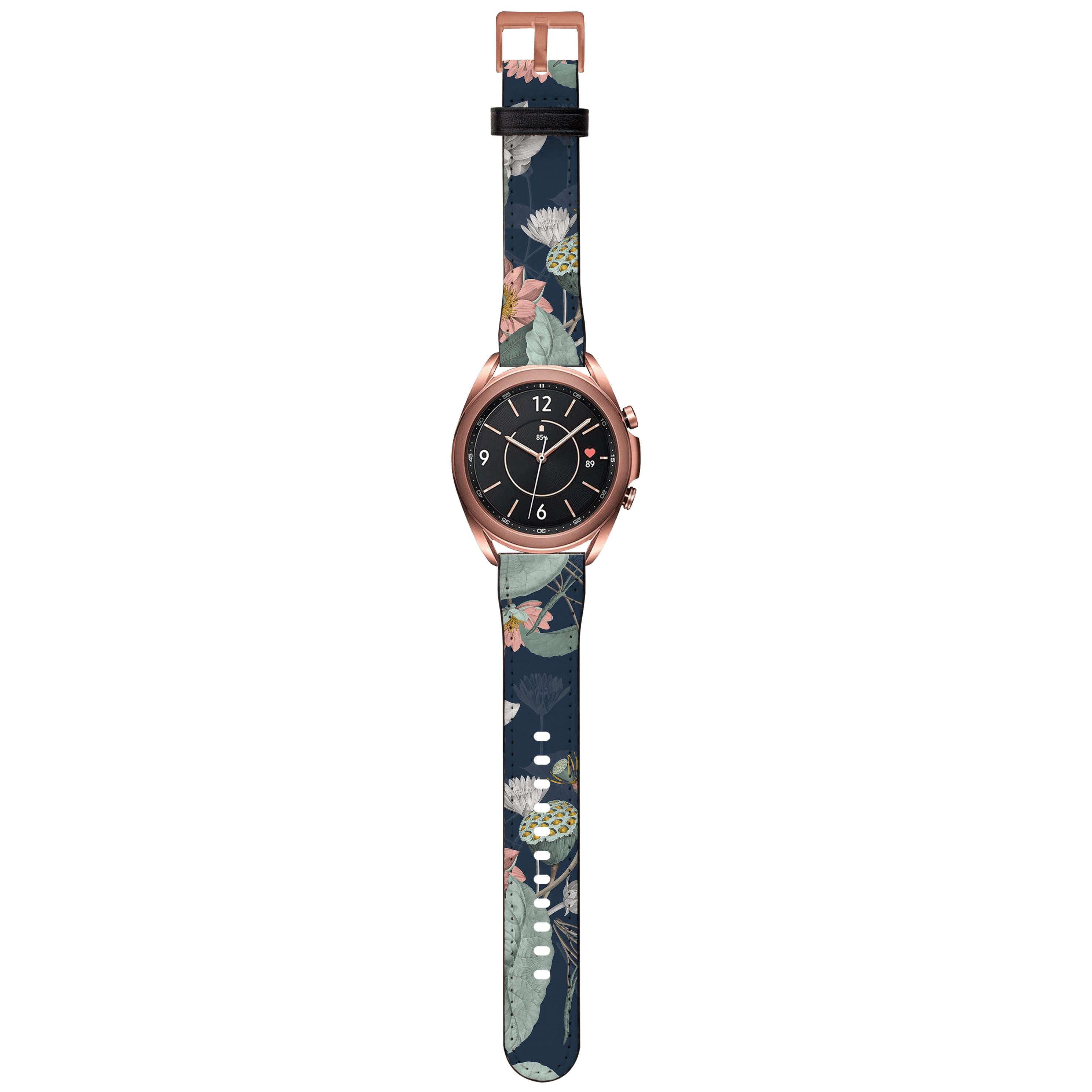 Apple Watch Straps-Finchcocks Grey Android Watch Strap-Paper Leather Samsung Watch Straps Product Details Get trendy with our Paper leather Samsung Watch bands. Available for all models of Samsung watch. High quality Paper Leather Fully printed on all exterior sides. Samsung Watch Band 40mm/42mm Samsung Watch Band 45mm/46mm-Stringberry