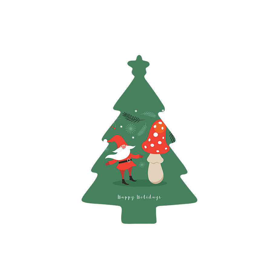 Christmas Decorations FOREST XMAS- Wooden Xmas Tree And Fridge Magnet