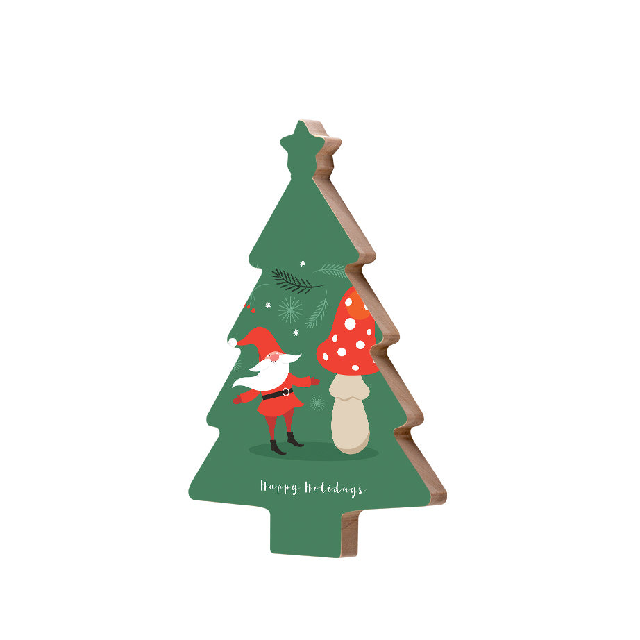 Christmas Decorations FOREST XMAS- Wooden Xmas Tree And Fridge Magnet