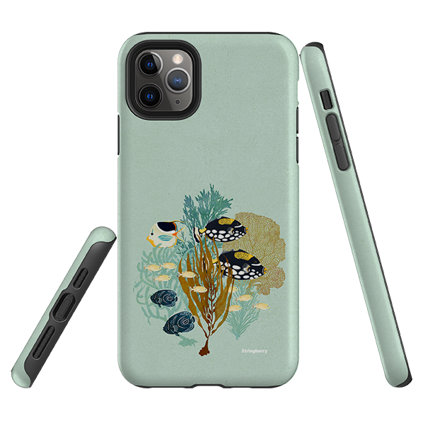 iPhone Tough Case - Fish Town By Katherine Quinn