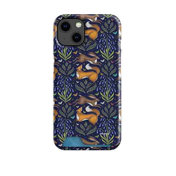 Fox And Hare Case and Card By Catherine Rowe