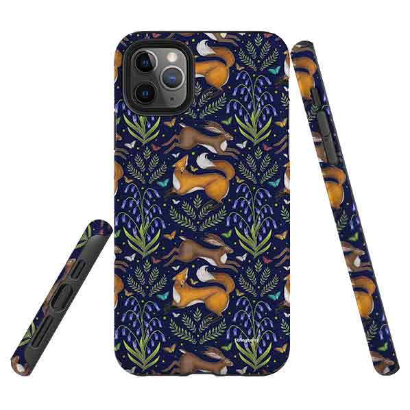 iPhone Tough Case - Fox And Hare By Catherine Rowe