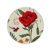Garden Delight Vegan Leather Mouse Mat