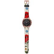 Apple Watch Straps-Garden Delight Android Watch Strap-Paper Leather Samsung Watch Straps Product Details Get trendy with our Paper leather Samsung Watch bands. Available for all models of Samsung watch. High quality Paper Leather Fully printed on all exterior sides. Samsung Watch Band 40mm/42mm Samsung Watch Band 45mm/46mm-Stringberry