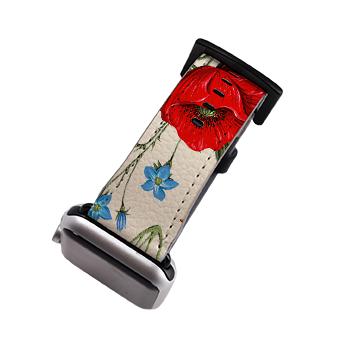 Apple Watch Straps-Garden Delight Apple Watch Strap-All Products Are Printed To Order No returns will be entertained if you select the wrong model. Please ensure you select the right model Get trendy with our vegan leather Apple Watch bands. Available for all models of Apple watch. Product Details Vegan Leather Apple Watch Straps High quality Vegan Leather Fully printed on all exterior sides. Apple Watch Band 38mm/40mm Apple Watch Band 42mm/44mm-Stringberry