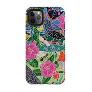 iPhone Tough Case - Garden Bird Jigsaw A By Kate Heiss