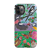 iPhone Tough Case - Garden Bird Jigsaw B By Kate Heiss