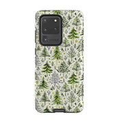 Samsung Tough Case - Green Xmas Trees By Elisabeth Haager