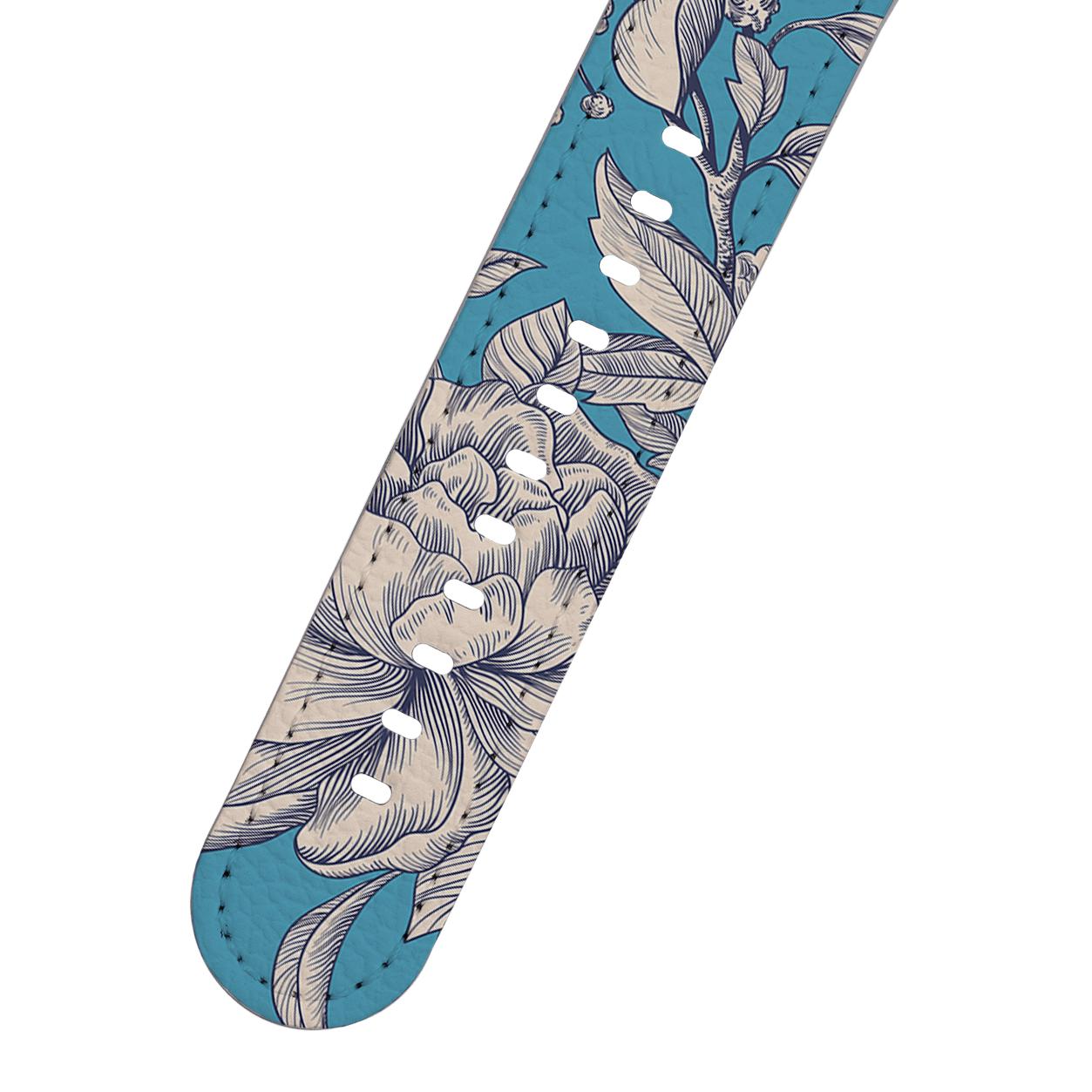 Apple Watch Straps-Hampton Court Apple Watch Strap-All Products Are Printed To Order No returns will be entertained if you select the wrong model. Please ensure you select the right model Get trendy with our vegan leather Apple Watch bands. Available for all models of Apple watch. Product Details Vegan Leather Apple Watch Straps High quality Vegan Leather Fully printed on all exterior sides. Apple Watch Band 38mm/40mm Apple Watch Band 42mm/44mm-Stringberry