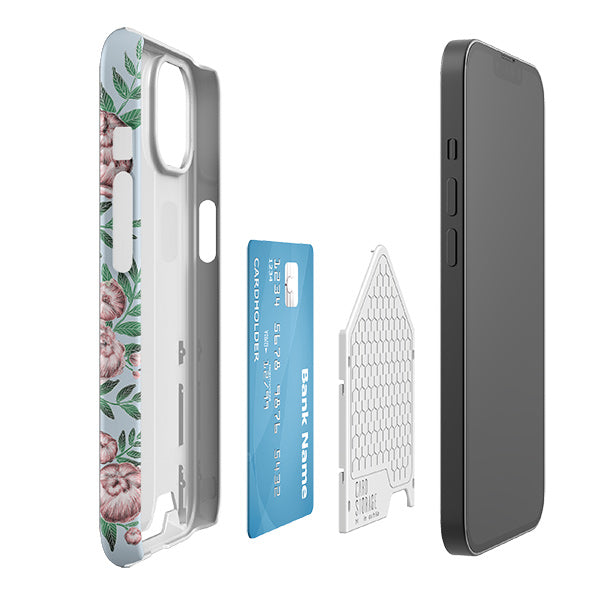 Hare And Peonies Case and Card Case By Catherine Rowe