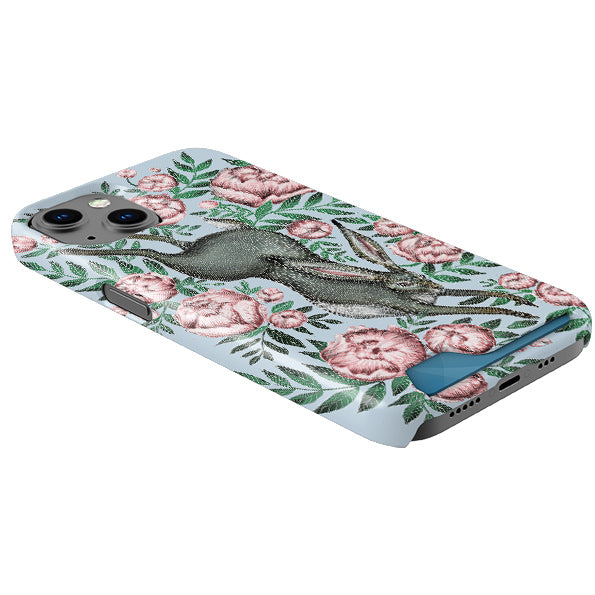 Hare And Peonies Case and Card Case By Catherine Rowe